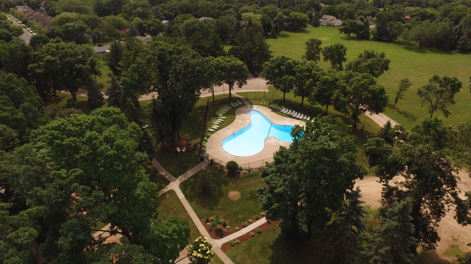 Tiburon Pool Aerial
